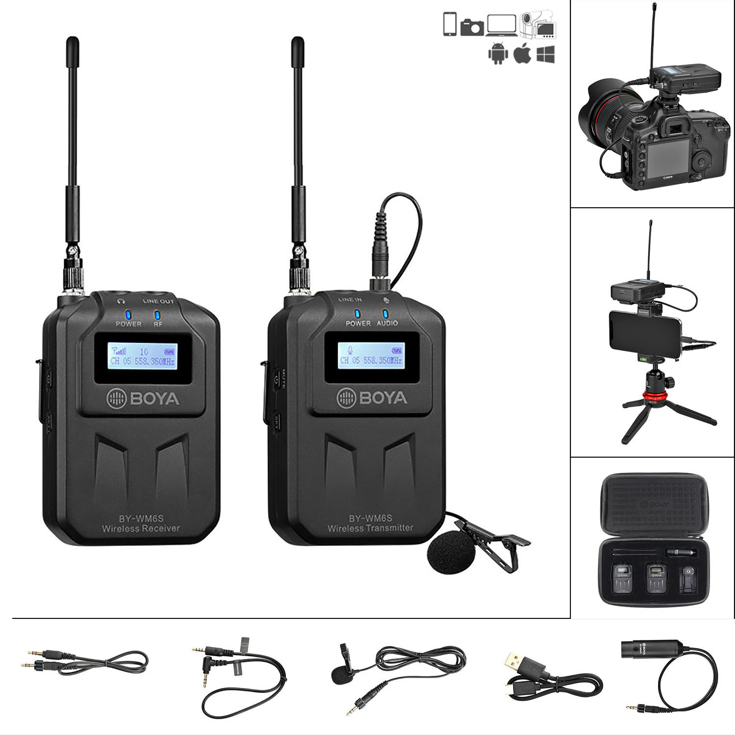 BOYA BY-WM6S / Wireless UHS · imagen 1