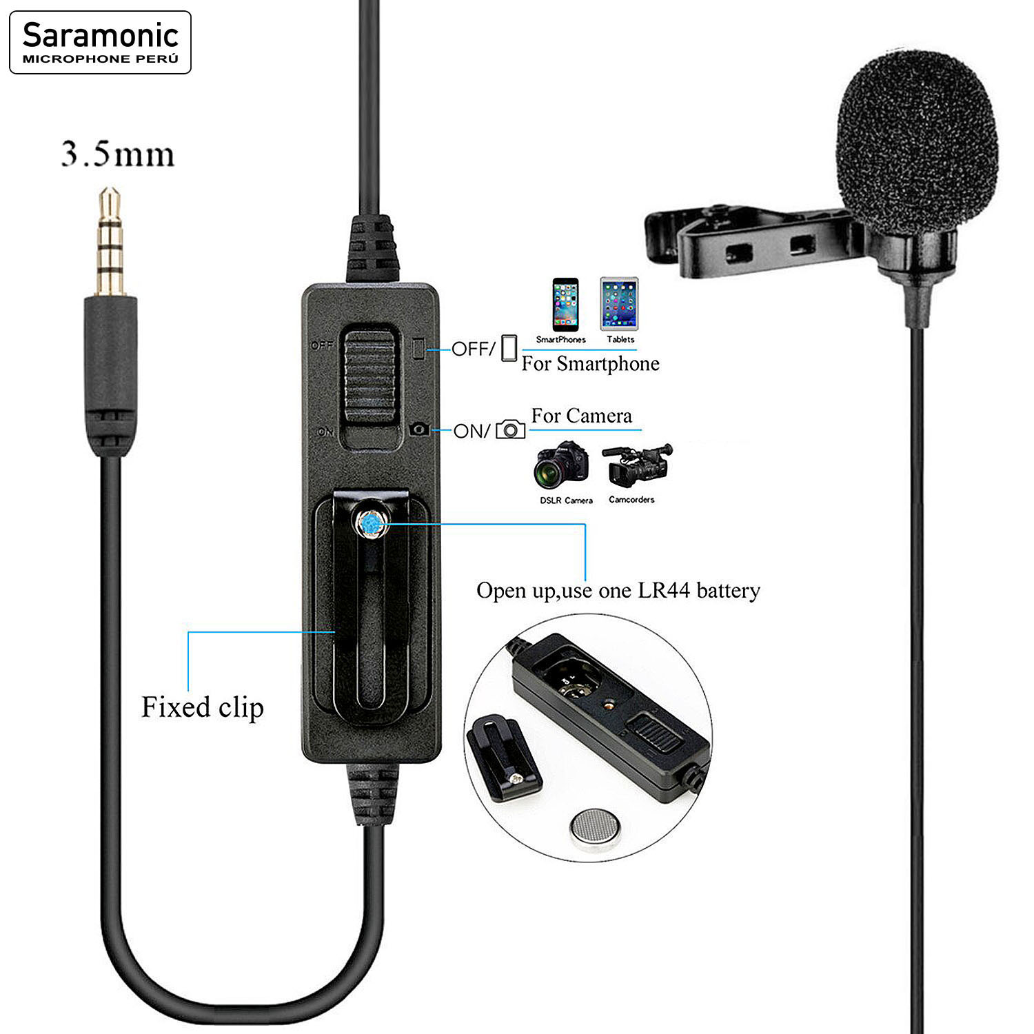 SARAMONIC LavMicro (Mono) · imagen 1