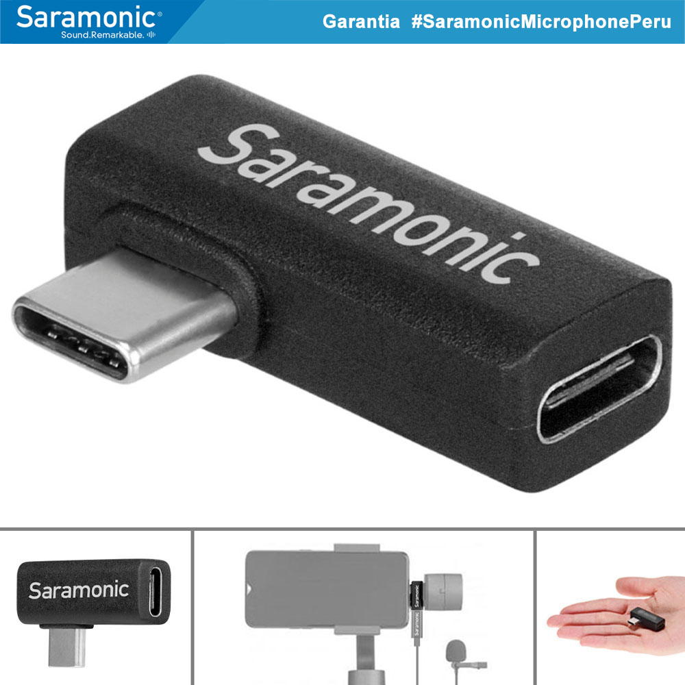 SARAMONIC Tipo C - SR-C2005 - adaptador macho a hembra para smartphone y laptop · imagen 1