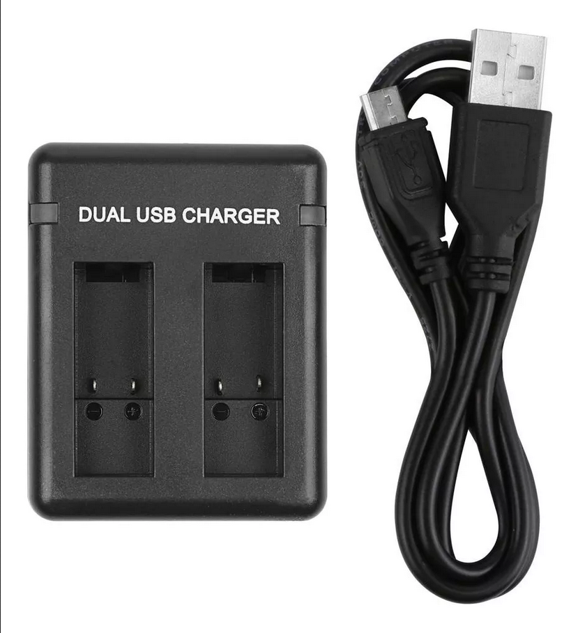 Cargador Dual Para Gopro 5/6/7/8/9/10 para 2 Baterías · imagen 1
