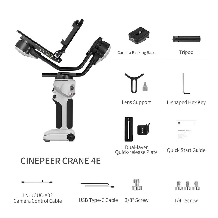 Zhiyun Crane 4E CINEPEER + Maletín CASE · imagen 5